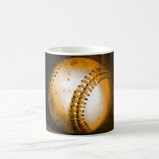 Baseball Artwork Kaffeetasse (Mittel)