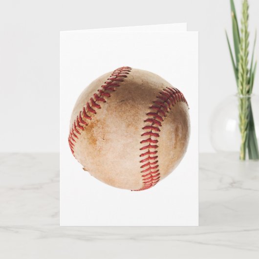 Baseball Artwork Karte (Vorderseite)
