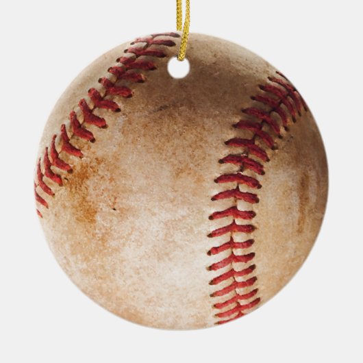 Baseball Artwork Keramikornament (Vorne)