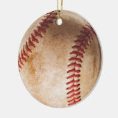 Baseball Artwork Keramikornament (Links)
