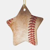Baseball Artwork Keramikornament (Links)