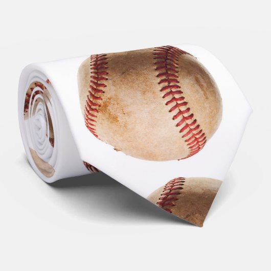 Baseball Artwork-Krawatte Krawatte (Gerollt)