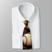 Baseball Artwork-Krawatte Krawatte (Gebunden)