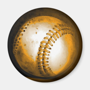 Baseball Artwork Magnet