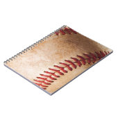 Baseball-Artwork-Notebook Notizblock (Linke Seite)