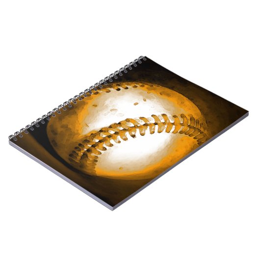 Baseball Artwork Notizblock (Linke Seite)