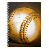 Baseball Artwork Notizblock (Vorderseite)