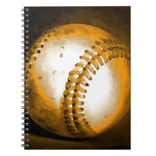 Baseball Artwork Notizblock