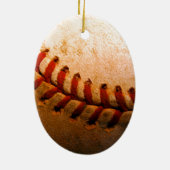 Baseball Artwork Ornament (Hinten)