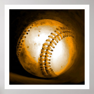 Baseball Artwork Poster drucken US Sportplakate