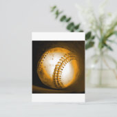 Baseball Artwork Postkarte (Stehend Vorderseite)