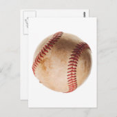 Baseball Artwork Postkarte (Vorne/Hinten)