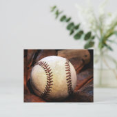 Baseball Artwork Postkarte (Stehend Vorderseite)