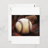 Baseball Artwork Postkarte (Vorne/Hinten)