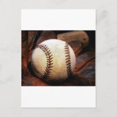 Baseball Artwork Postkarte (Vorderseite)