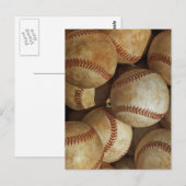 Baseball-Artwork-Postkarte Postkarte (Vorne/Hinten)