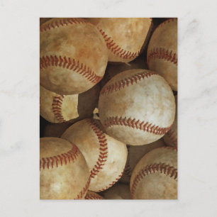 Baseball-Artwork-Postkarte Postkarte