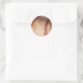 Baseball Artwork Runder Aufkleber (Tasche)