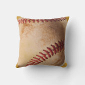 Baseball-Artwork-Throw-Kissen Kissen (Rückseite)