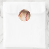 Baseball Artwork Vintag Runder Aufkleber (Tasche)