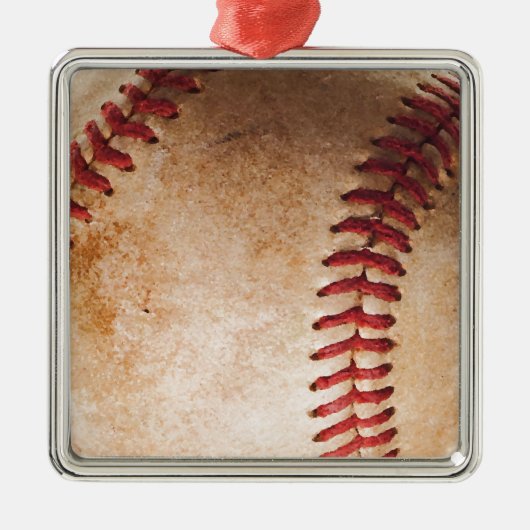 Baseball Artwork Weihnachtsschmuck (Vorne)