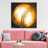 Baseball Artwork Wrapped Canvas Leinwanddruck (Insitu (Wohnzimmer))
