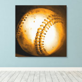 Baseball Artwork Wrapped Canvas Leinwanddruck (Insitu (Holzboden))