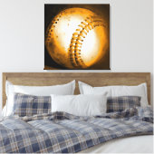 Baseball Artwork Wrapped Canvas Leinwanddruck (Insitu (Schlafzimmer))