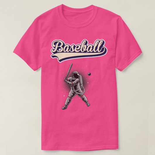 Baseball Astronaut T-Shirt (Design vorne)
