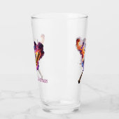 Baseball auf Feuer. Glas (Links)