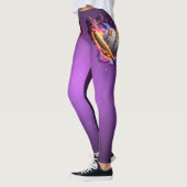 Baseball auf Feuer. Leggings (Links)