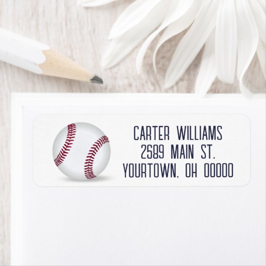 Baseball auf Weiß (Insitu)