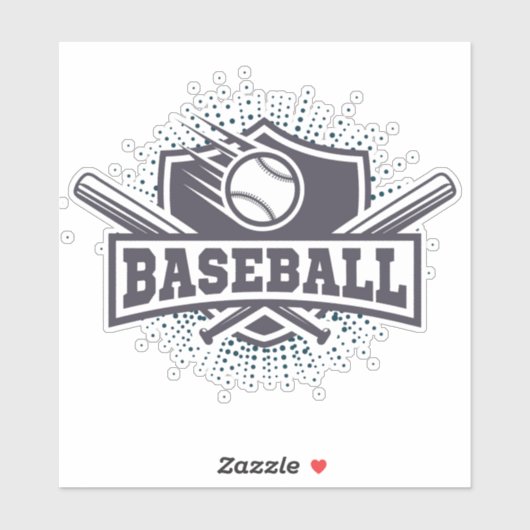 Baseball Aufkleber (Blatt)