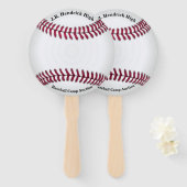 Baseball-Auktionspaddel Fächer (Vorne und Hinten)