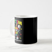 Baseball Autismus Bewusstsein Farbenfrohe Puzzle H Kaffeetasse (Vorderseite Links)