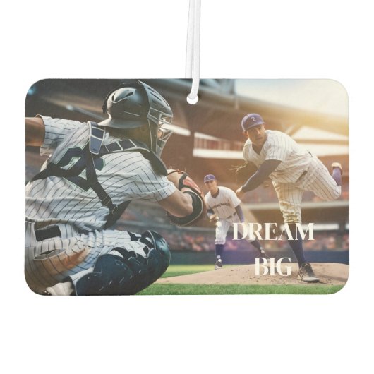Baseball Auto Air Freshener Autolufterfrischer (Rückseite)