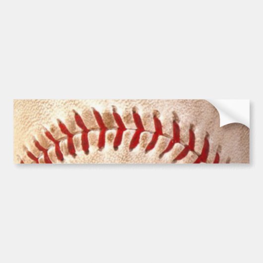 Baseball Autoaufkleber (Vorne)