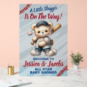 Baseball Baby-Dusche Acrylschild (Hochzeit)