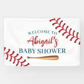 Baseball-Baby-Dusche Banner (Horizontal)
