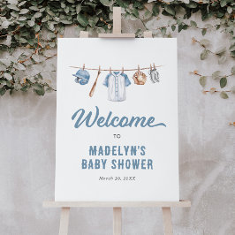 Baseball Baby Dusche Begrüßungszeichen