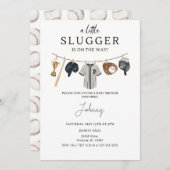 Baseball Baby Dusche Einladung (Vorne/Hinten)