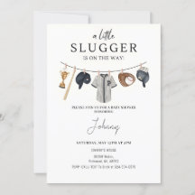 Baseball Baby Dusche Einladung