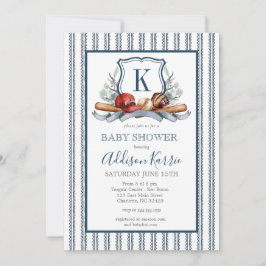 Baseball Baby-Dusche Einladung