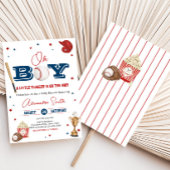 Baseball Baby-Dusche Einladung