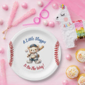 Baseball Baby-Dusche Pappteller (Party)