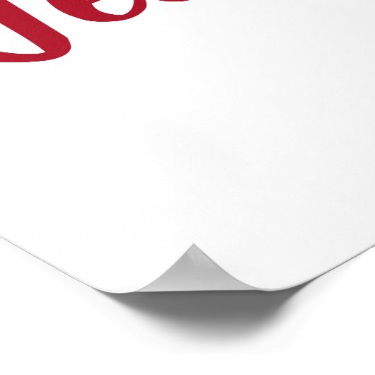 Baseball Baby-Dusche Poster (Ecke)