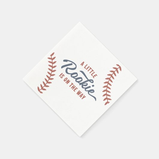 Baseball Baby-Dusche Serviette (Ecke)