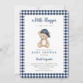 Baseball Baby Shower Boy Invitation Einladung (Vorderseite)