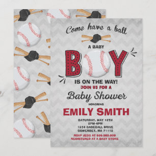 Baseball Baby Shower Einladung Sport Baby Dusche