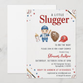 Baseball Baby Shower Invitation Einladung (Vorne/Hinten)